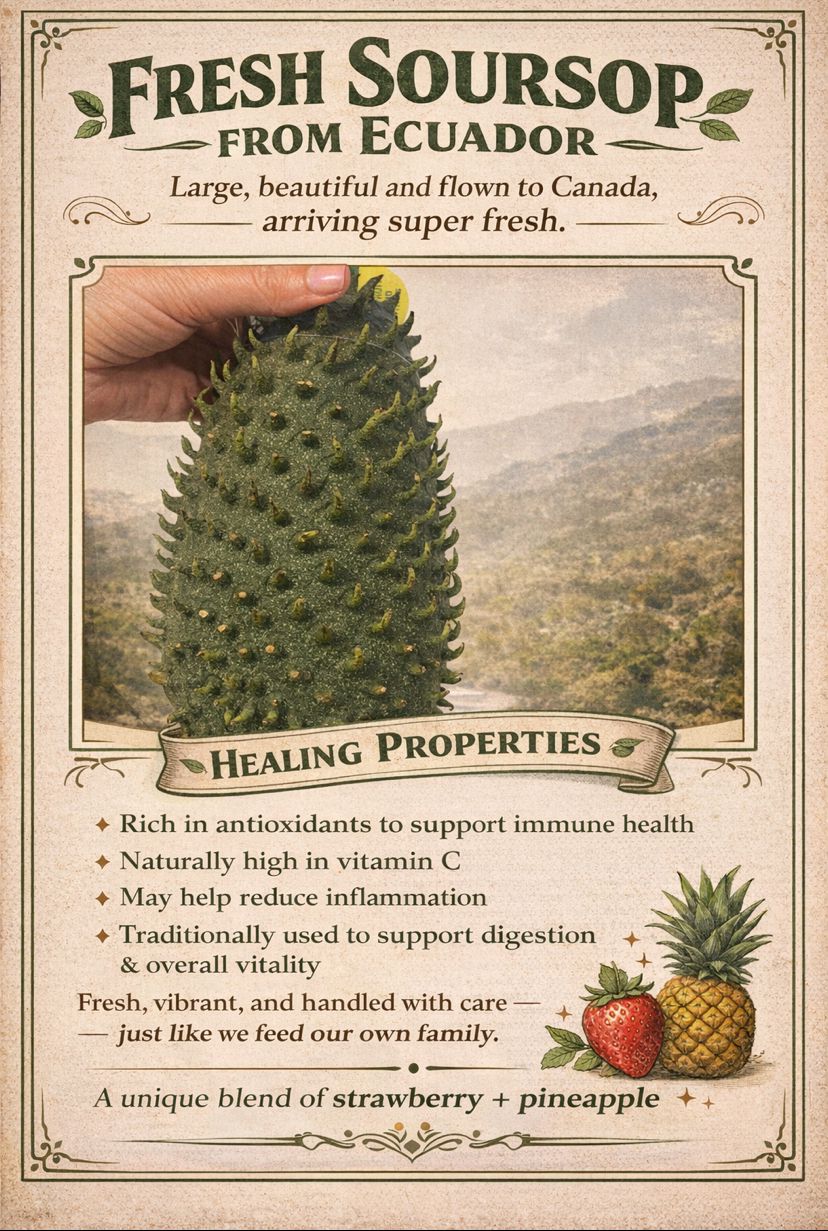 Soursop - single, minimum order of 2